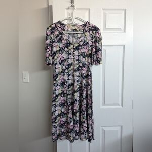 Vintage Floral Dress